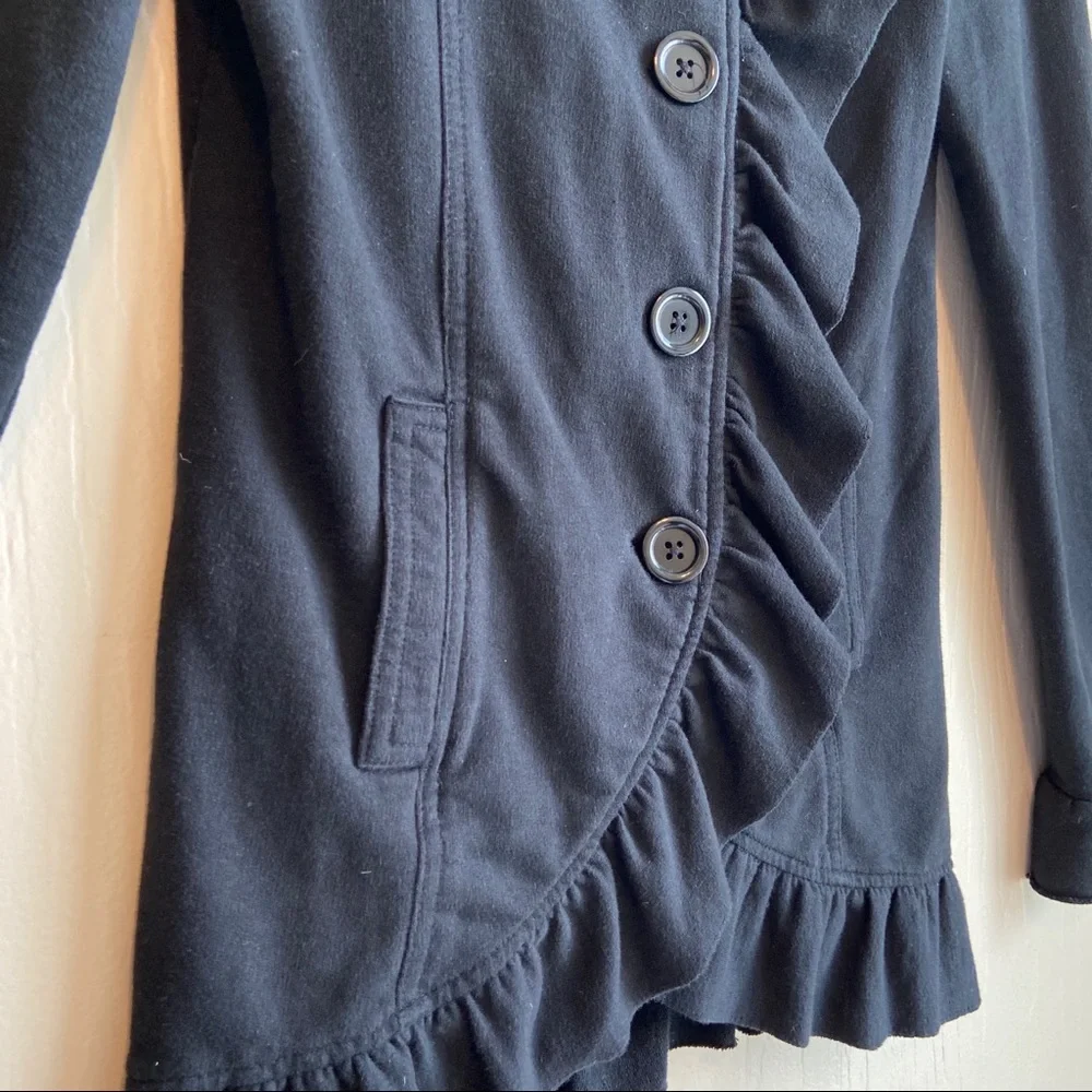 Kut from the Kloth Ruffle Trim Top/Jacket - Picture 6 of 11